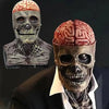 Máscara de Halloween de esqueleto de cabeza completa