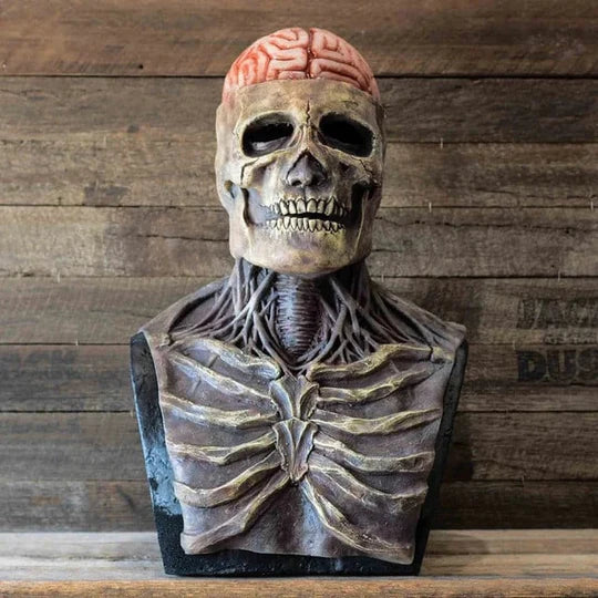 Máscara de Halloween de esqueleto de cabeza completa