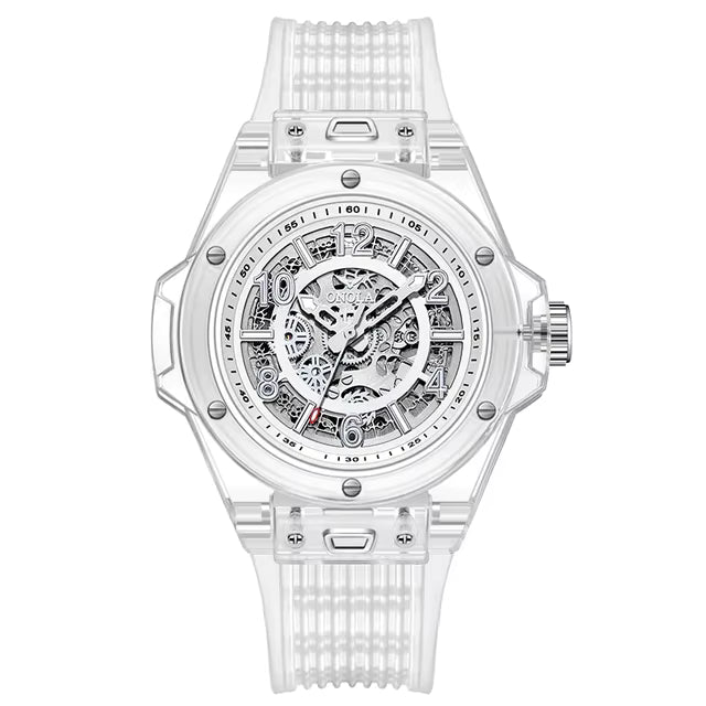 Reloj Automático Transparente